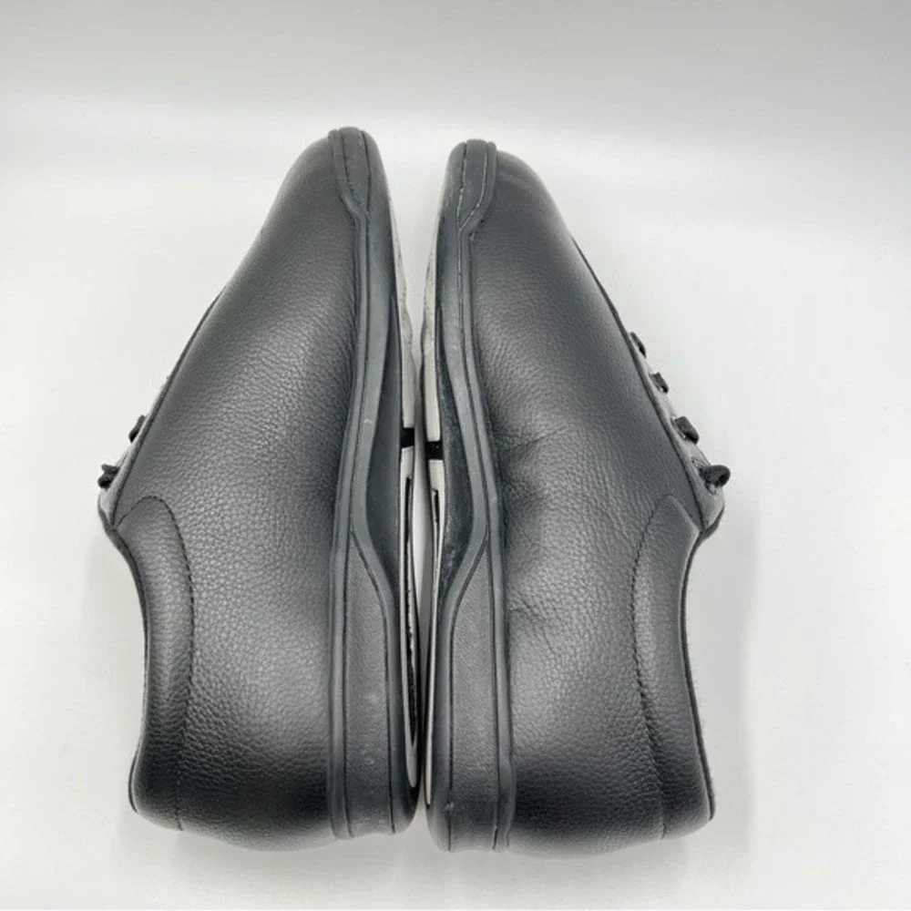 9WW 9XW 9 EXTRA WIDE WIDTH Easy Spirit Women's AP1 Black Leather Sneakers‎ Shoes